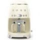 SMEG Cafetière filtre 10 tasses programmable Crème Années 50 - DCF02CREU