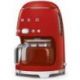 SMEG CAFETIERE FILTRE ROUGE - DCF02RDEU