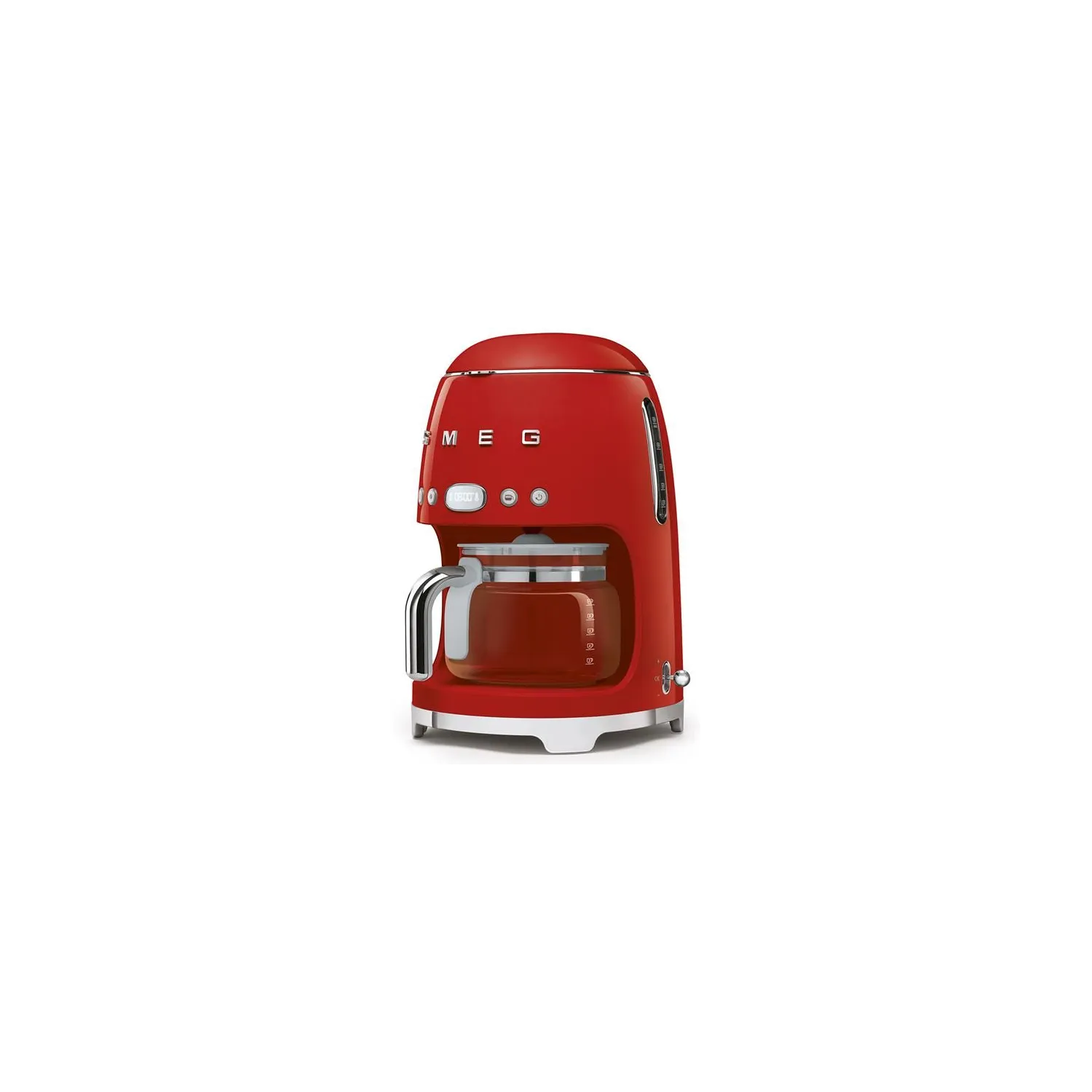 Cafetière filtre 10 tasses programmable Rouge - Années 50 - DCF02RDEU