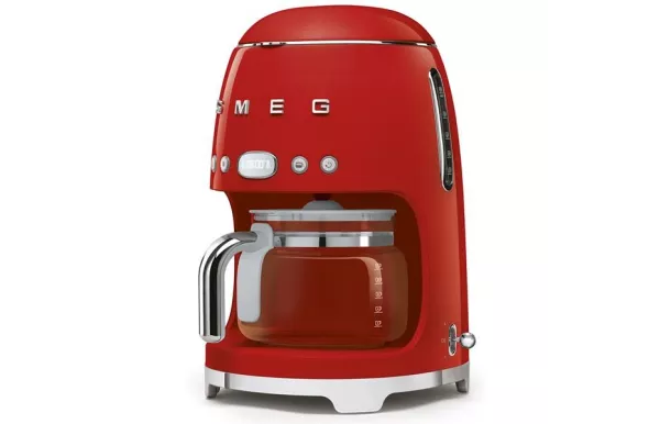 SMEG CAFETIERE FILTRE ROUGE - DCF02RDEU
