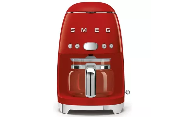 SMEG CAFETIERE FILTRE ROUGE - DCF02RDEU