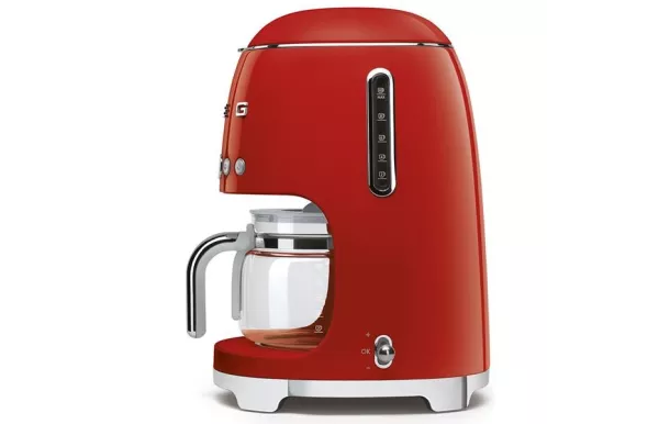 SMEG CAFETIERE FILTRE ROUGE - DCF02RDEU
