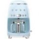 SMEG Cafetière filtre 10 tasses programmable Bleu Azur Années 50 - DCF02PBEU