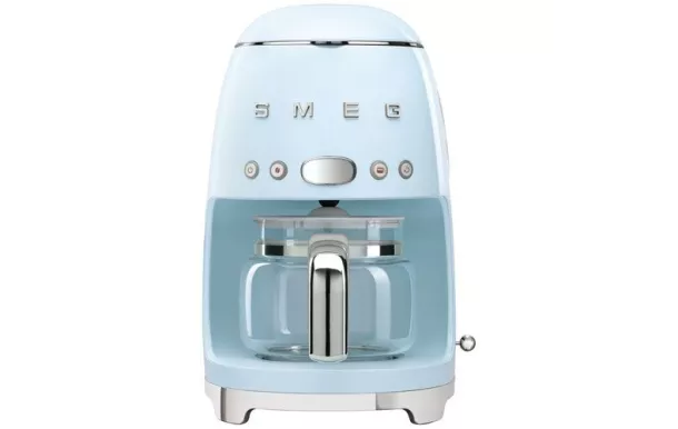 SMEG Cafetière filtre 10 tasses programmable Bleu Azur Années 50 - DCF02PBEU