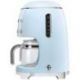 SMEG Cafetière filtre 10 tasses programmable Bleu Azur Années 50 - DCF02PBEU