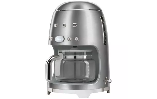 SMEG Cafetière filtre 10 tasses programmable Acier Brossé Années 50 -DCF02SSEU