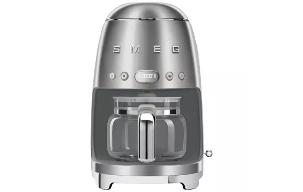 SMEG Cafetière filtre 10 tasses programmable Acier Brossé Années 50 -DCF02SSEU