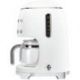 SMEG Cafetière filtre 10 tasses programmable Blanche Années 50 - DCF02WHEU