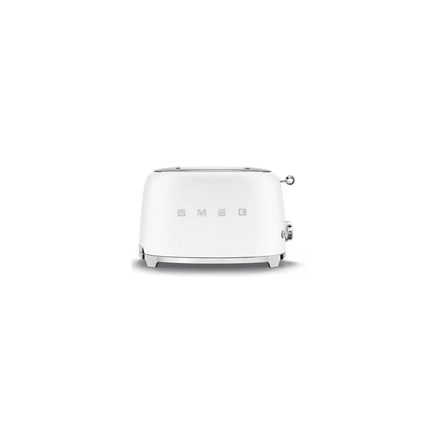 SMEG Toaster 2 tranches Blanc Mat Années 50 - TSF01WHMEU