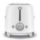 SMEG Toaster 2 tranches Blanc Mat Années 50 - TSF01WHMEU