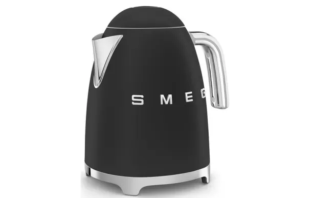 SMEG Bouilloire 1.7 L Noire Années 50 - KLF03BLMEU