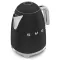 SMEG Bouilloire 1.7 L Noire Années 50 - KLF03BLMEU
