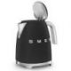 SMEG Bouilloire 1.7 L Noire Années 50 - KLF03BLMEU