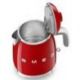 SMEG Bouilloire 0.8 L Rouge Années 50 - KLF05RDEU