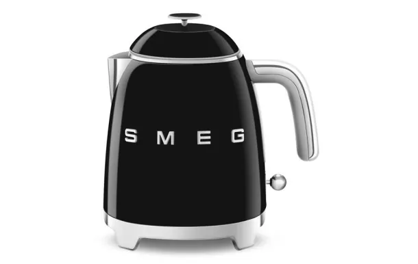 SMEG Bouilloire 0.8 L Noire Années 50 - KLF05BLEU