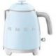 SMEG Bouilloire 0.8 L Bleu Azur - Années 50 - KLF05PBEU