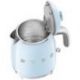 SMEG Bouilloire 0.8 L Bleu Azur - Années 50 - KLF05PBEU