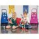 ROLSER Poussette 2 roues trolley Kids mf joy 1700 bleu KID001 AZUL