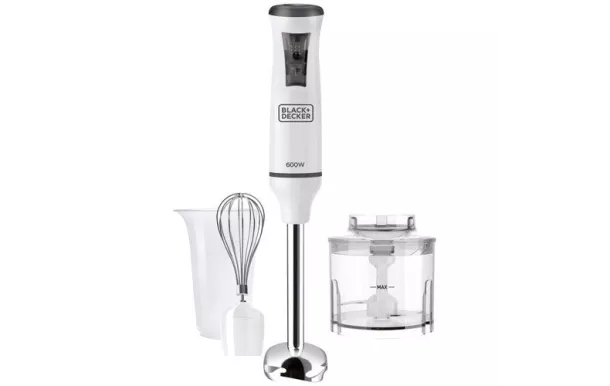 BLACK & DECKER Mixeur plongeant & accessoires - Taurus - BXHBA600E avis moins cher