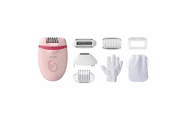 PHILIPS Épilateur Compact Violet Satinelle Essential - BRE285.00