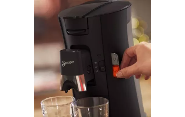 PHILIPS Cafetière Noir Intense Senseo Select CSA240.61