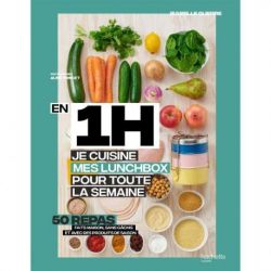 HACHETTE PRATIQUE Livre En 1h, je cuisine mes Lunchs Box pour toute la semaine