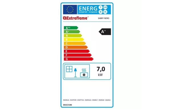 NORDICA EXTRAFLAME Poele à granules 7 KW SABRYNOIR