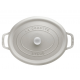 Cocotte en fonte STAUB Ovale 31 cm Gris Graphique - 1103118