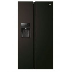 HAIER Réfrigérateur US noir 515 litres (337+178L) -  HSR3918FIPB