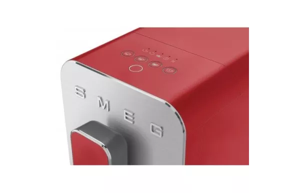 SMEG ROBOT CAFE 1350W 1,4L CAFE 150 G ALU/ROUGE - BCC01RDMEU