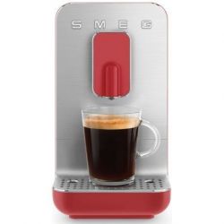 SMEG ROBOT CAFE 1350W 1,4L CAFE 150 G ALU/ROUGE - BCC01RDMEU