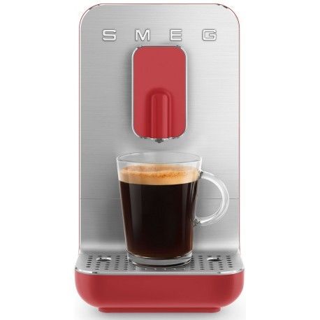 SMEG ROBOT CAFE 1350W 1,4L CAFE 150 G ALU/ROUGE - BCC01RDMEU