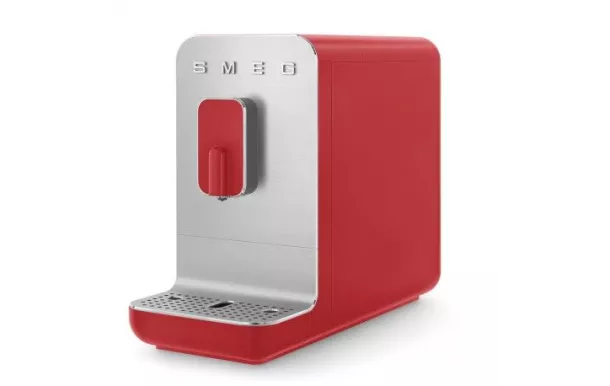 SMEG ROBOT CAFE 1350W 1,4L CAFE 150 G ALU/ROUGE - BCC01RDMEU