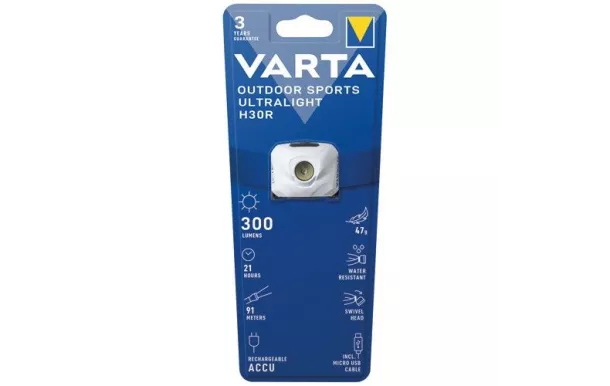 VARTA FRONTALE OUT.SPORTS ULTRALIGHT H30R BL 18631101401