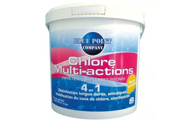 BLUE POINT COMPANY CHLORE 4EN1 MULTIACTION 5KG GAL 006201902
