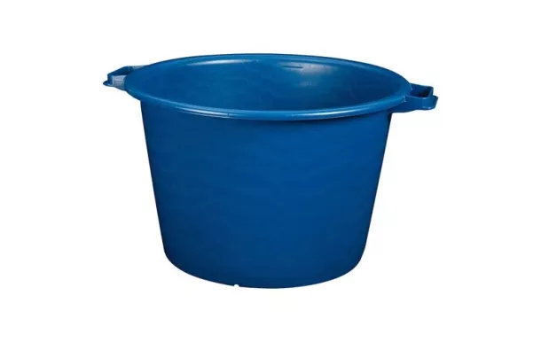 ALUMINIUM ET PLASTIQ BAQUET ROND 75L Ø62 H39 RENF. B75