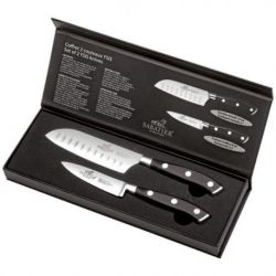 ROUSSELON DUMAS SABATIER coffret isys 2 pièces office et santoku 910180