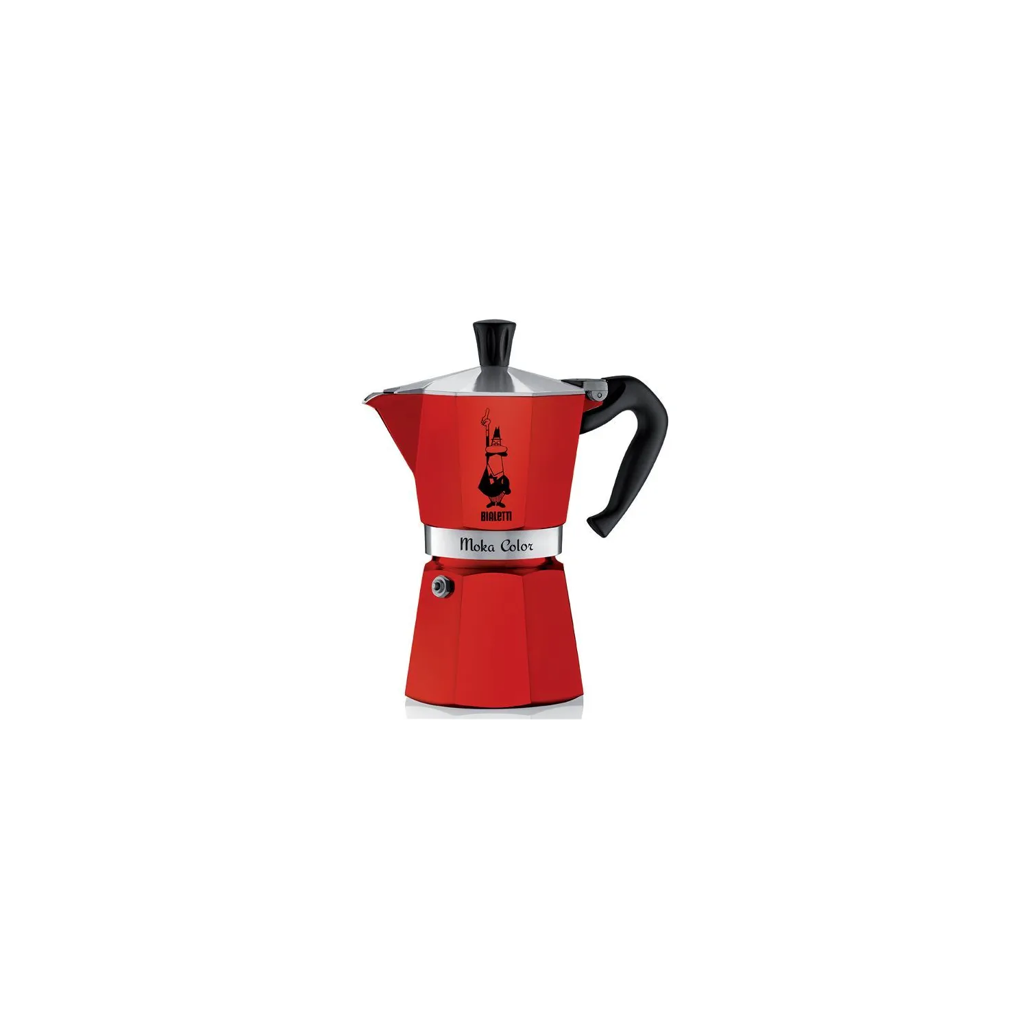BIALETTI Cafetière italienne 6 tasses Rouge - Moka Express Color