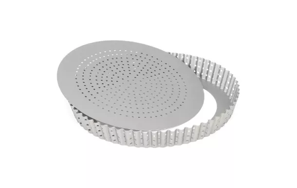 PATISSE SILVER TOP MOULE A TARTE 24CM AA PERFORE A 3572