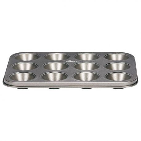 PATISSE SILVER TOP PLAQUE DE 12 MUFFINS 03634