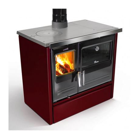 LACUNZA Cuisinière bois 9 kw ETNA 7T BORDEAUX 301411111022