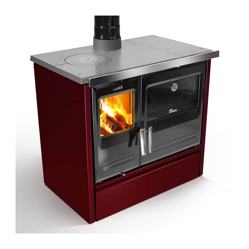 LACUNZA Cuisinière bois 9 kw ETNA 7T BORDEAUX 301411111022