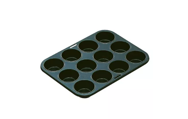IBILI PLAQUE 12 MUFFINS MOKA 35X27CM 820501