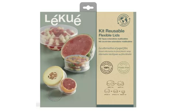 LEKUE COUVERCLE SILICONE EXTENSIBLE LOT/6 3401400SURU065