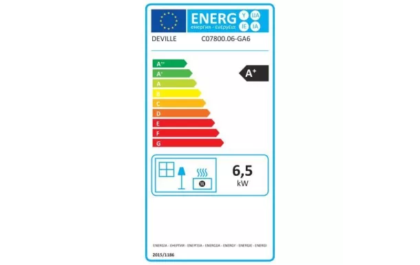 DEVILLE Foyer / Insert à granulés de bois 6,5 kw NACRE 70 GA6 - C07800-06-GA6