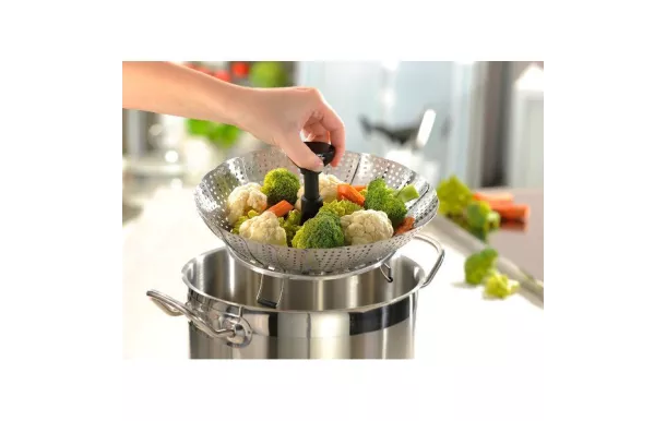 GEFU PANIER VAPEUR RETRACTABLE VITALA INOX 15460