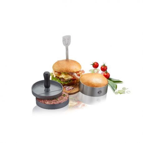 GEFU KIT A BURGER P/BBQ 3P*N 89494