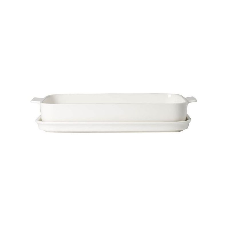 Villeroy et Boch VILLEROY ET BOCH Plat à four rectangulaire 34 x 24 cm + couvercle - Clever Cooking