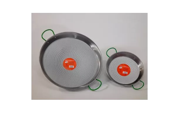 LA VALENCIANA Plat à paëlla Acier Poli 60 cm