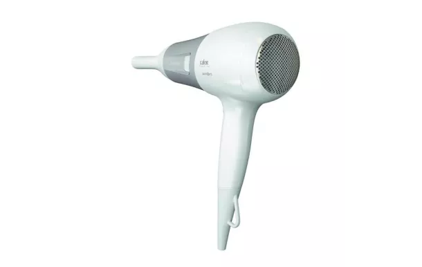 CALOR Sèche-cheveux Blanc & Argent Powerline - CV5930C0